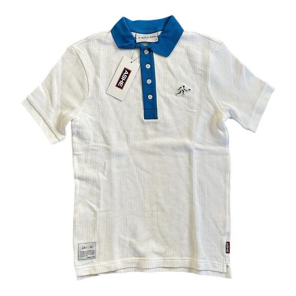 Arthur Ashe Rowing Blazers 1975 Blue White Tennis Polo XS Extra Small NWT Knit - Picture 1 of 10